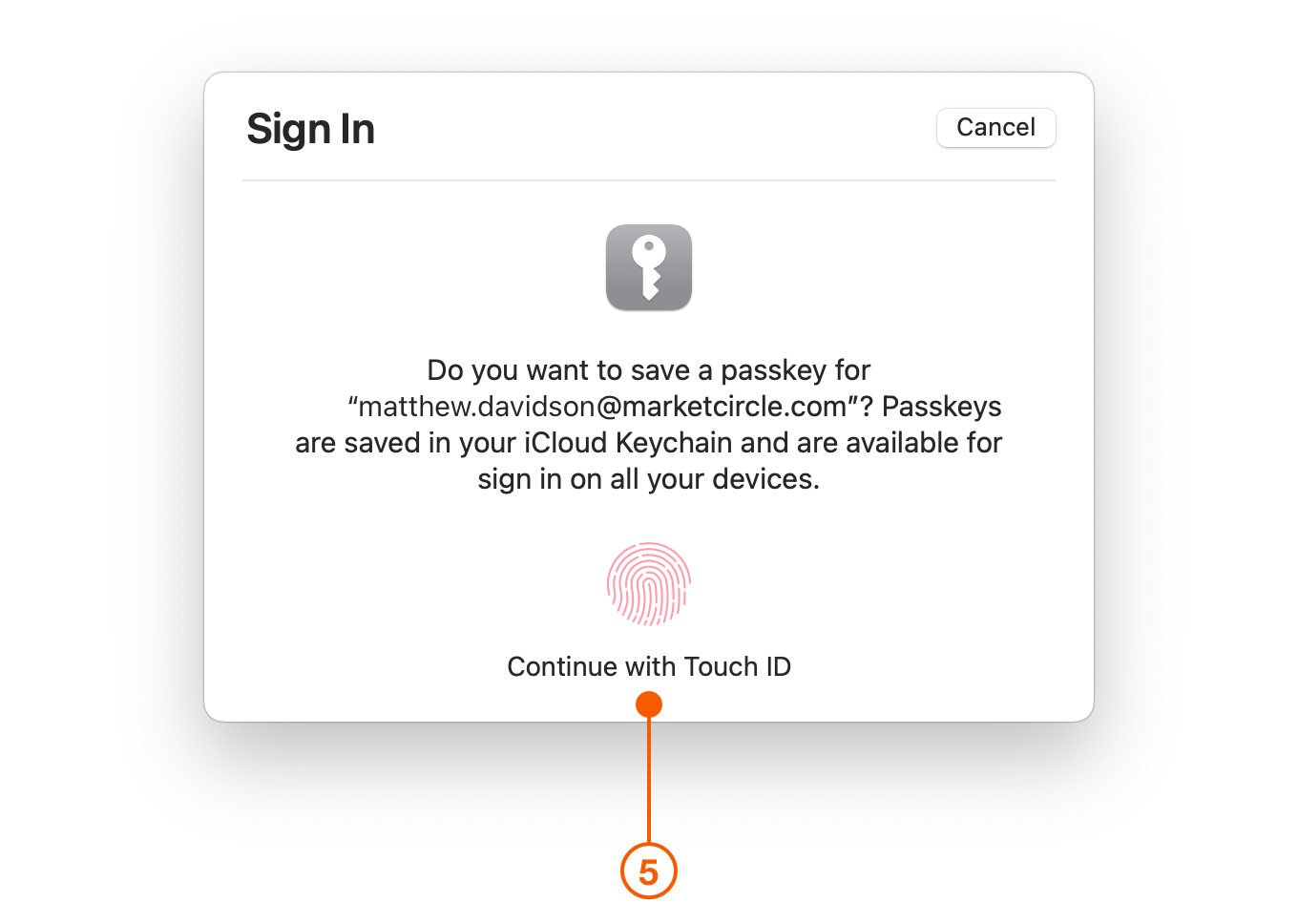 Apple iCloud Sign in